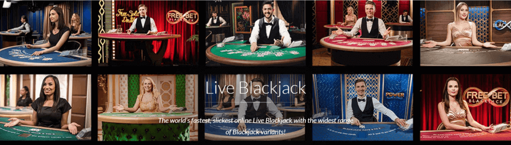 best live casino - live blackjack evolution