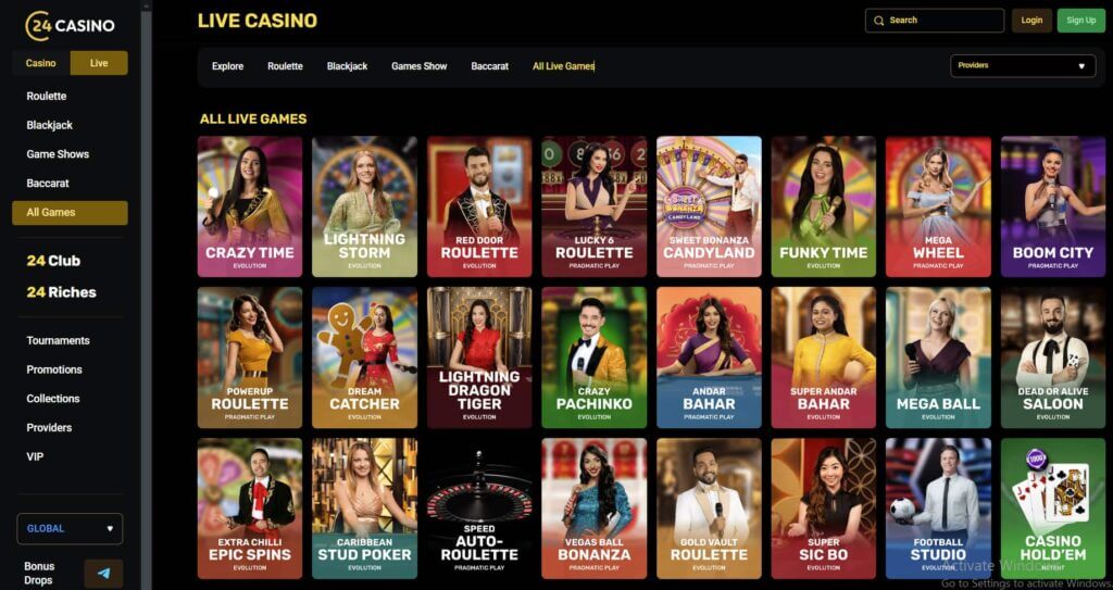 24Casino- qatar casino - online casino review - live casino